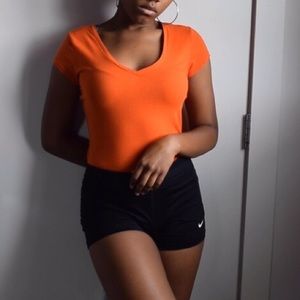 Orange V-Neck Tee!